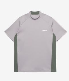 SIDE PANEL SHORT SLEEVE MOCKNECK | モックネック | グレー | メンズ | ゴルフウェア