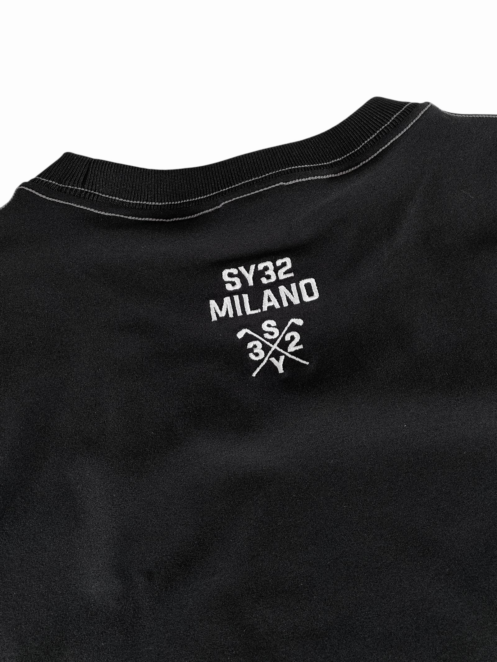 SY32-G MOCK TEE | モックネック Tシャツ | ブラック | メンズ | ゴルフウェア