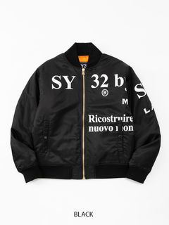 SEPARATE GRAPHIC MA-1 | ジャケット | ブラック | メンズ | ゴルフウェア