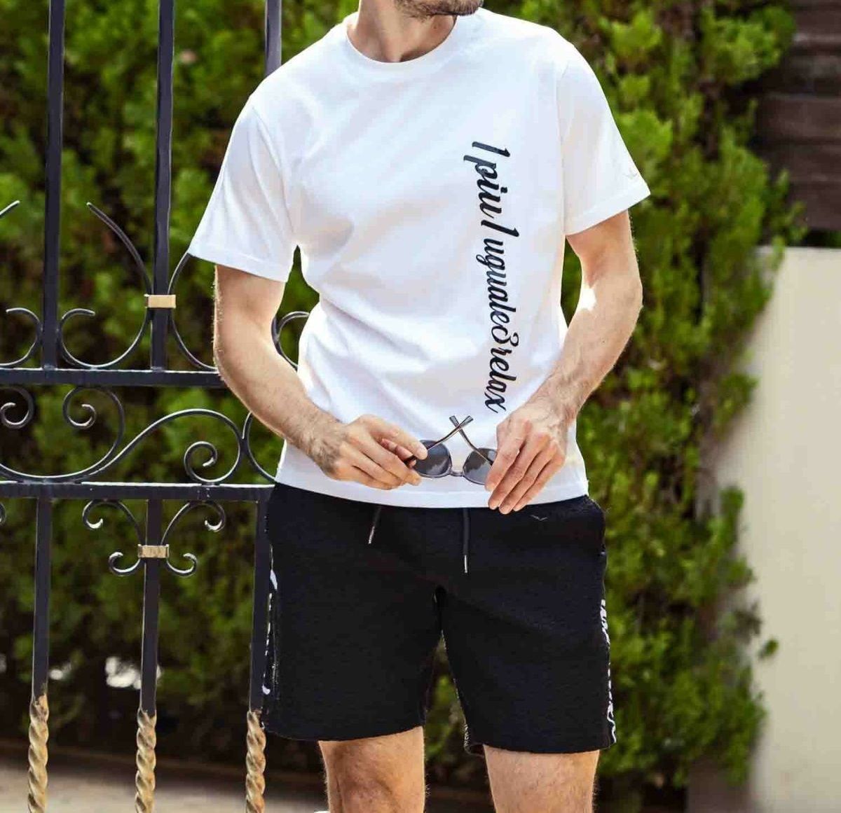 縦ロゴ半袖Tシャツ | Tシャツ | ホワイト | メンズ