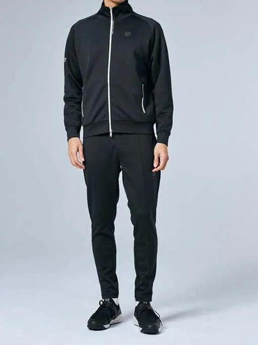 DOUBLE KNIT EMBOSS TRUCK JK | ブルゾン | ブラック | メンズ | ゴルフウェア