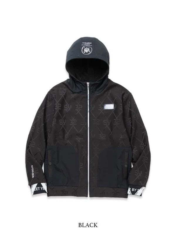 BONDING SYG JAQUARD ZIP UP JK | ブルゾン | ブラック | メンズ | ゴルフウェア