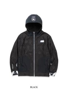 BONDING SYG JAQUARD ZIP UP JK | ブルゾン | ブラック | メンズ | ゴルフウェア
