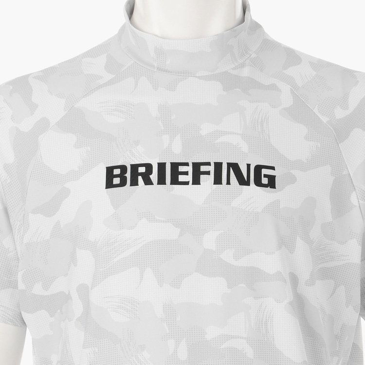 BRIEFING GOLF - MENS CAMOUFLAGE MOCK NECK RELAXED FIT