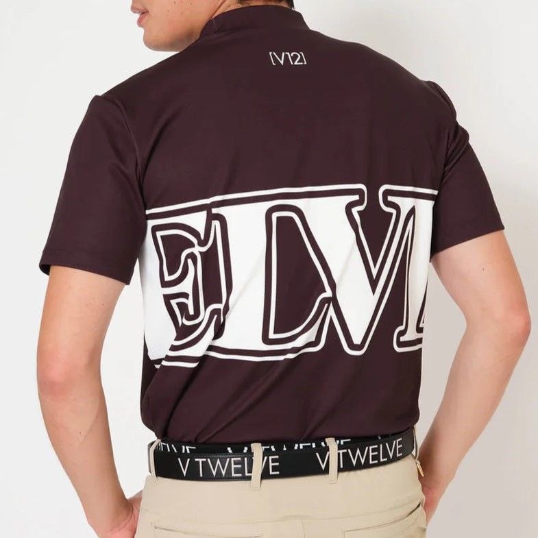 BIG AWA MOCK | Tシャツ | ブラック | メンズ | ゴルフウェア