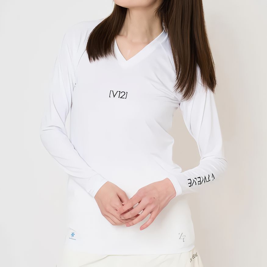 ZF VNECK INNER | 冷感インナー | ホワイト | ユニセックス | ゴルフウェア