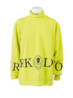 Atlantis Performance Mock Neck | Tシャツ | イエロー | メンズ | ゴルフウェア