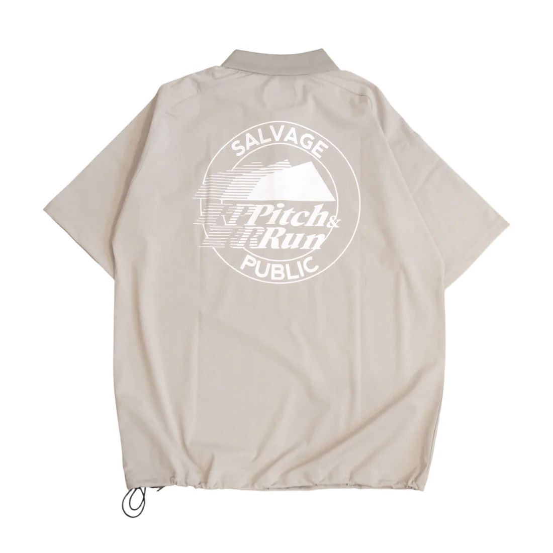 アロヘアテックポロ S/S (Pitch＆Run) | ポロシャツ | ベージュ | メンズ | ゴルフウェア