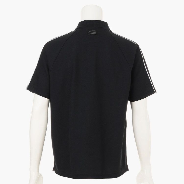 LINE POLO RF | ポロシャツ | ブラック | メンズ | ゴルフウェア