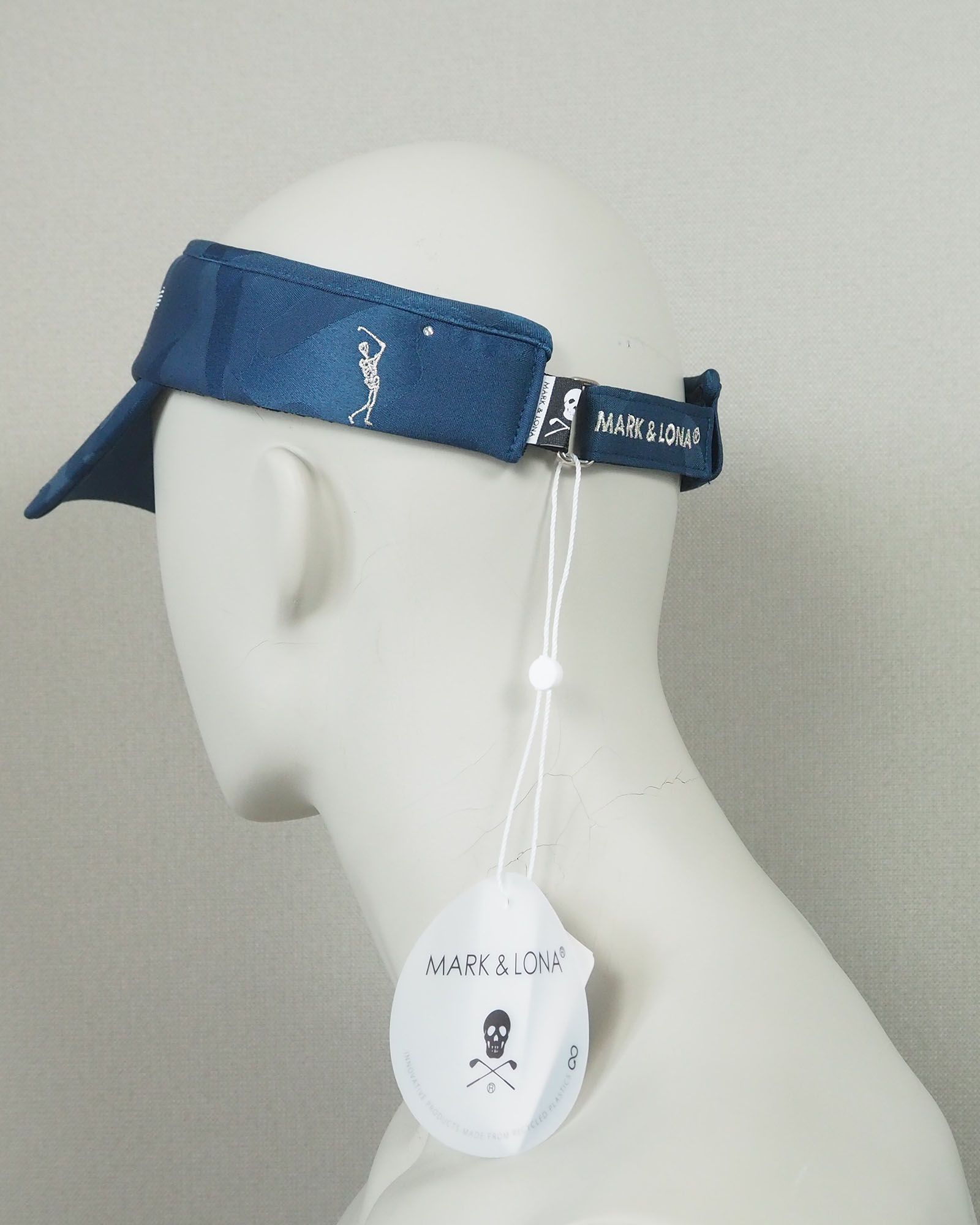 MARK&LONA - Gauge Jersey Camo Visor | バイザー | ホワイト