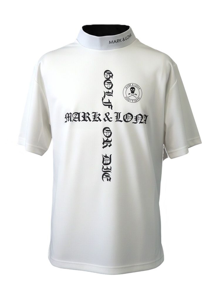 Croce Waffle Mock Neck Tee | Tシャツ | ホワイト | メンズ | ゴルフウェア