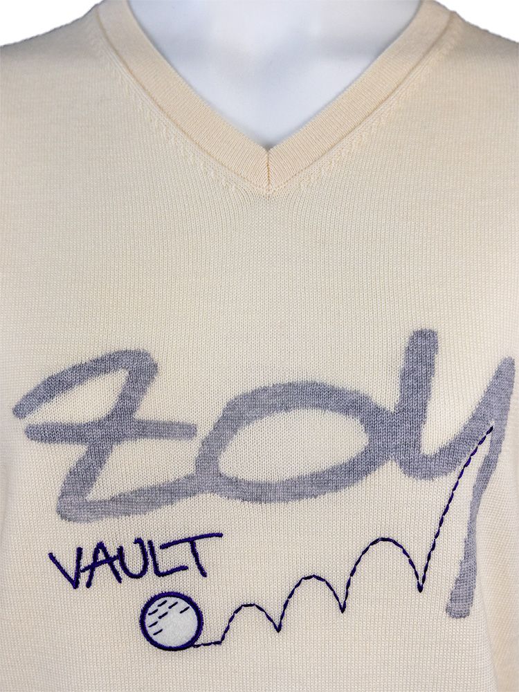 Vネックセーター | オフホワイト | レディース | ゴルフウェア