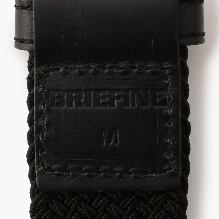 SQUARE BUCKLE MESH BELT | スクエアバックル メッシュベルト | メンズ ゴルフウェア | BLACK ブラック