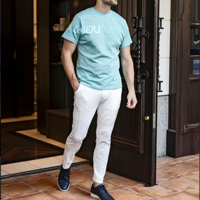 ビッグロゴインバーテッドTシャツ | Tシャツ | サックス | メンズ