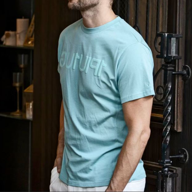 ビッグロゴインバーテッドTシャツ | Tシャツ | サックス | メンズ