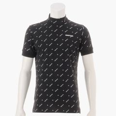 MENS MONOGRAM HIGH NECK | ハイネックTシャツ | ブラック | メンズ | ゴルフウェア