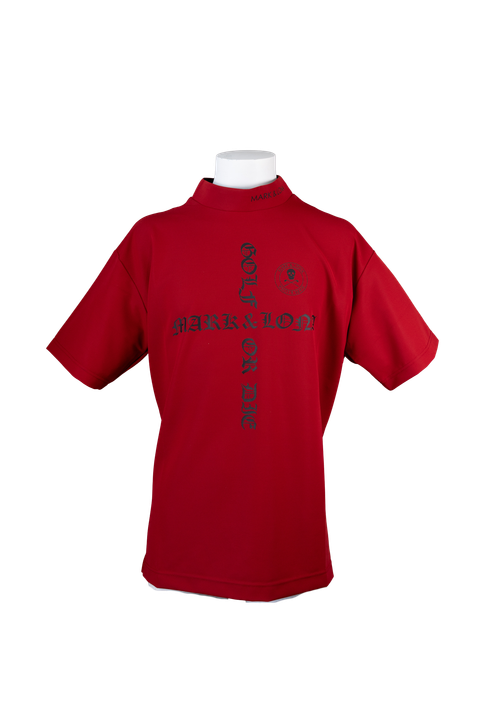 Croce Waffle Mock Neck Tee | MEN | Tシャツ | レッド | メンズ | ゴルフウェア