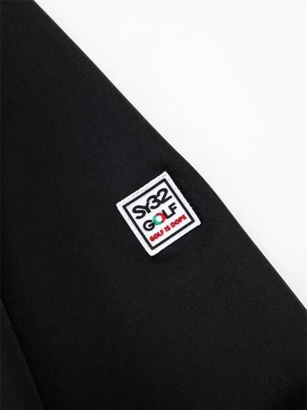 BACK STRIPE WAVE L/S MOCK | モックネック | 長袖Tシャツ | ブラック | メンズ | ゴルフウェア