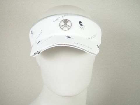 Union Frequency Visor | バイザー | ホワイト | メンズ | レディス | ゴルフウェア MLF-3A-FC16 MARK&LONA