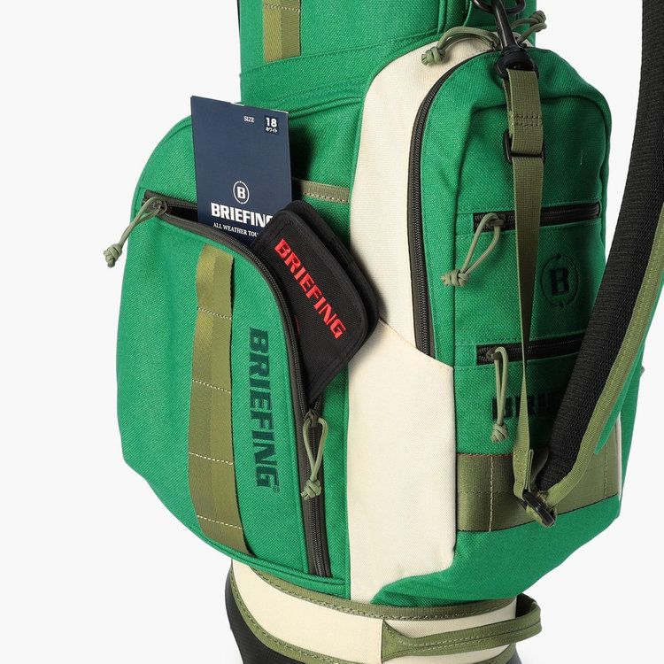 CR-8 #02 | キャディバッグ | グリーン×アイボリー | ユニセックス | ゴルフ