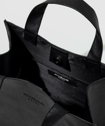 シンセティックサフィアーノミニトートバッグ | バック | ブラック | メンズ