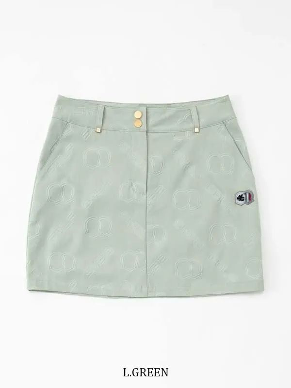EMBOSS SKIRT | スカート | ライトグリーン | レディース | ゴルフウェア