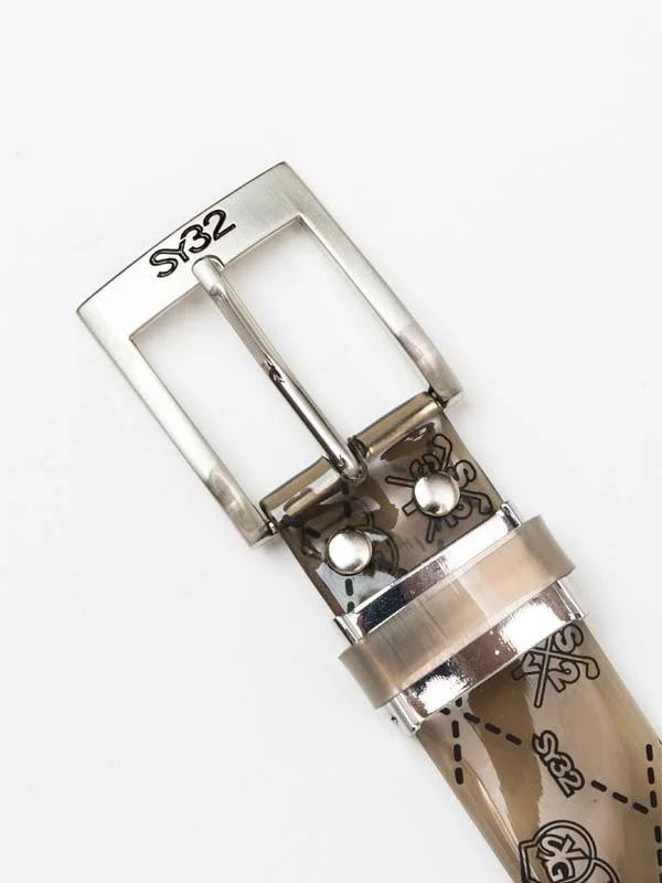 PATTERNED CLEAR BELT | ベルト | ブラック | ユニセックス | ゴルフ