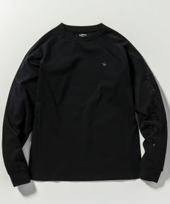 ラインストーンロゴロングT | Tシャツ | ブラック | メンズ
