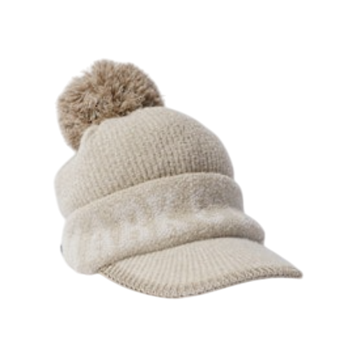 Scope Pom Visor Beanie | ニットキャップ | ベージュ | レディース | ゴルフ