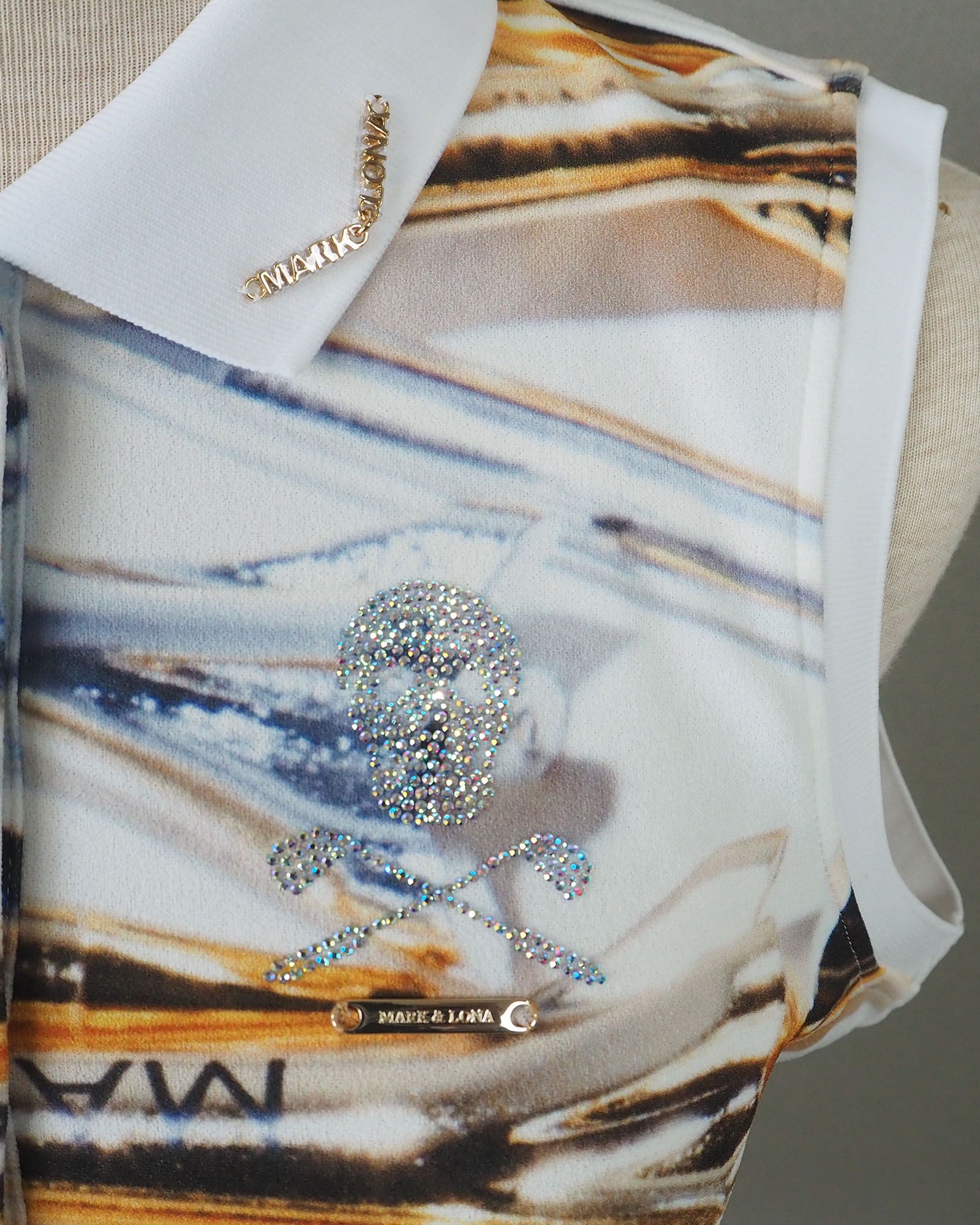 Dimention Camo Sleeveless Polo | ポロシャツ | ホワイト | レディース | ゴルフウェア