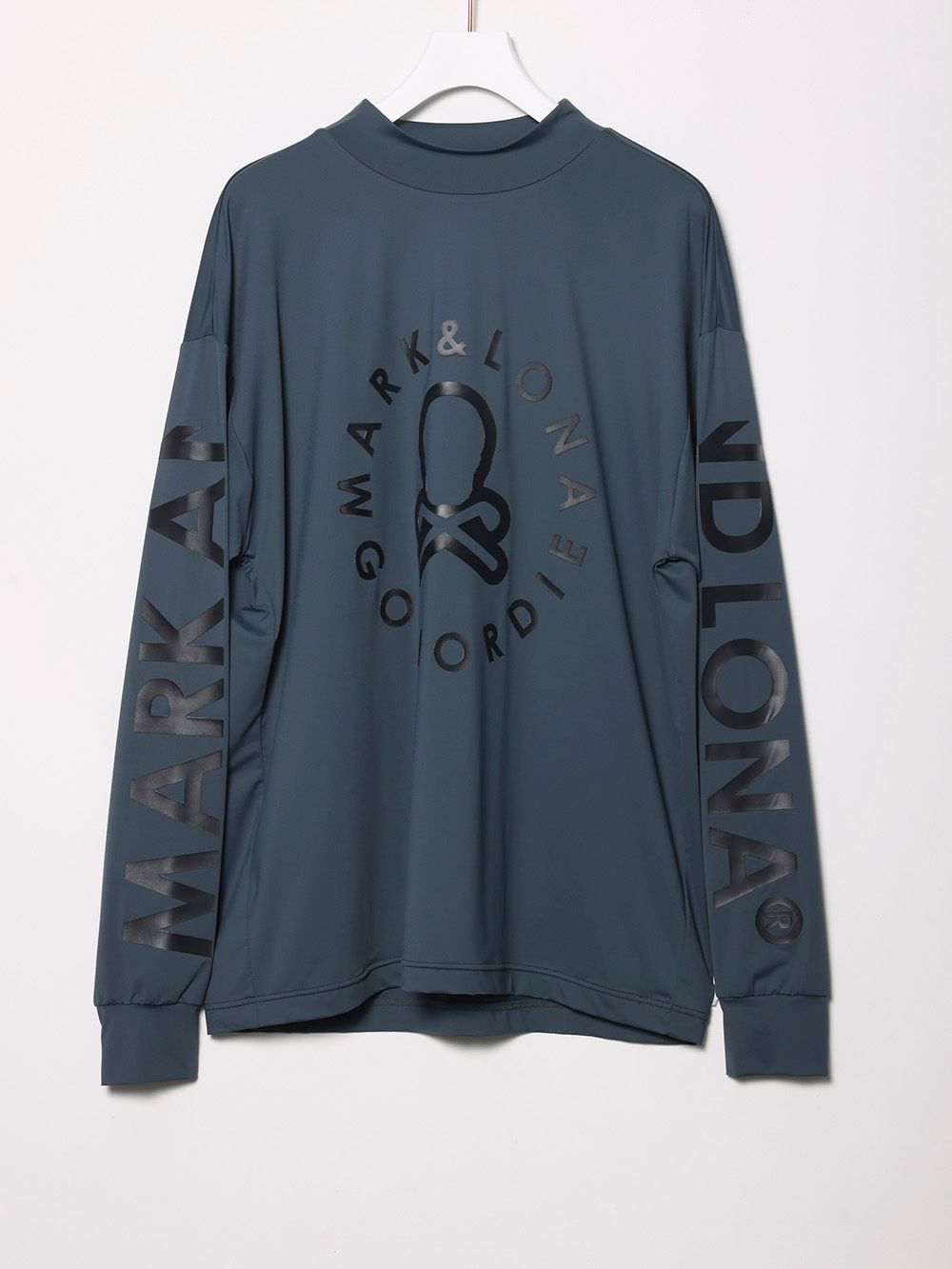 MARK&LONA - Ever Long Sleeve Mock Neck Tee | モックネック | 長袖Tシャツ | ホワイト | メンズ |  ゴルフウェア | VINCITORE GOLF（ヴィンチトーレ ゴルフ）