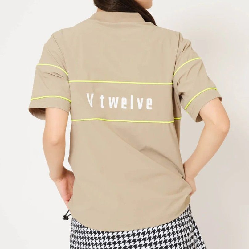 NEON L MOCK | モックネックシャツ | ベージュ | レディース | ゴルフウェア
