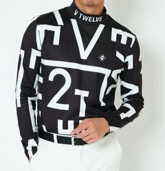 MIHA MOCK | モックネック | Tシャツ | ブラック | メンズ | ゴルフウェア