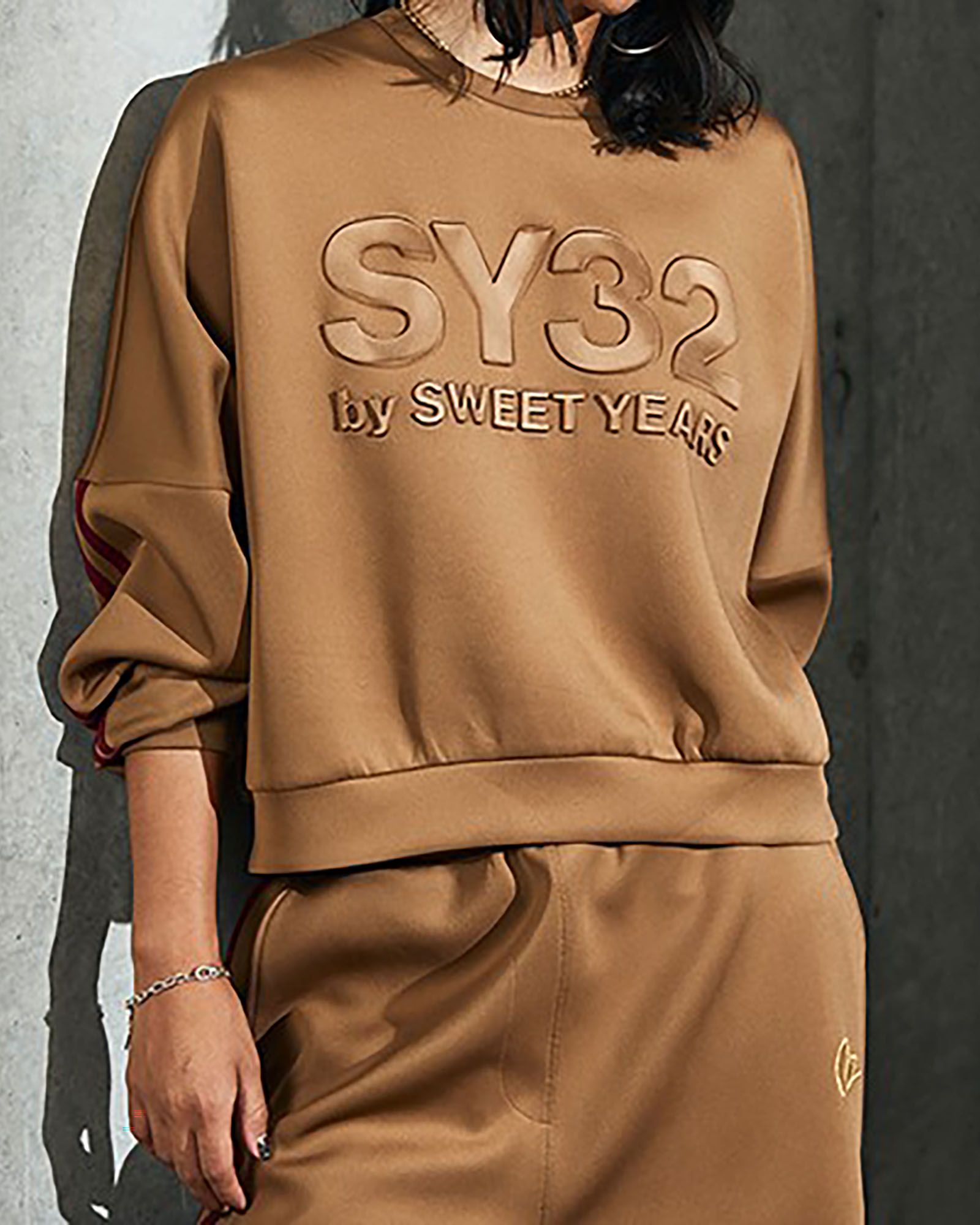 DOUBLE KNIT EMBOSS PULLOVER | プルオーバー | ベージュ | レディース | ゴルフウェア