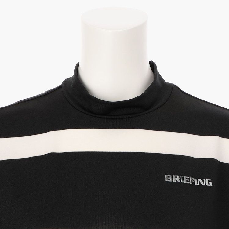 WOMEN’S PANEL STRIPE HIGHNECK RF | ハイネックシャツ | ブラック | レディース | ゴルフウェア