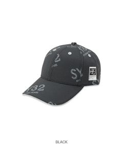 JACQUARD CAP | キャップ | ブラック | ユニセックス | ゴルフ