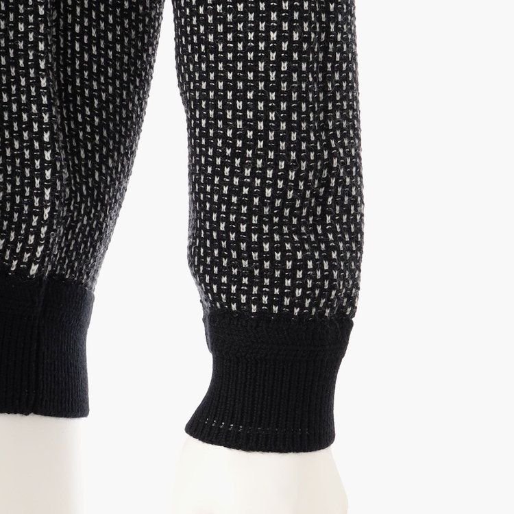 MERINO WOOL LOGO CREWNECK KNIT | セーター | ブラック | メンズ | ゴルフウェア