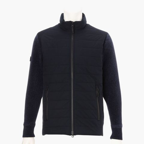 MEN'S WINDBLOCK MOLE YARN KNIT BLOUSON | ブルゾン | ネイビー | メンズ | ゴルフウェア