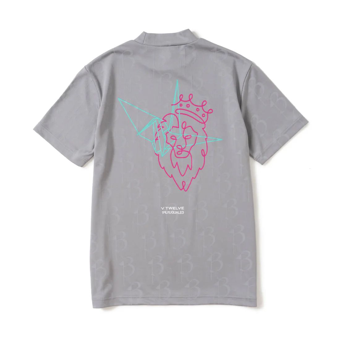 V12113 DUAL MOCK | モックネックTシャツ | グレー | メンズ | ゴルフウェア