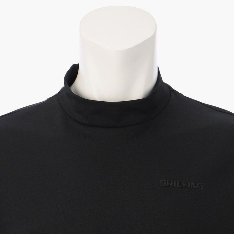 MEN'S MINI LOGO HIGHNECK（リラックスフィット） | ハイネックシャツ | ブラック | メンズ | ゴルフ