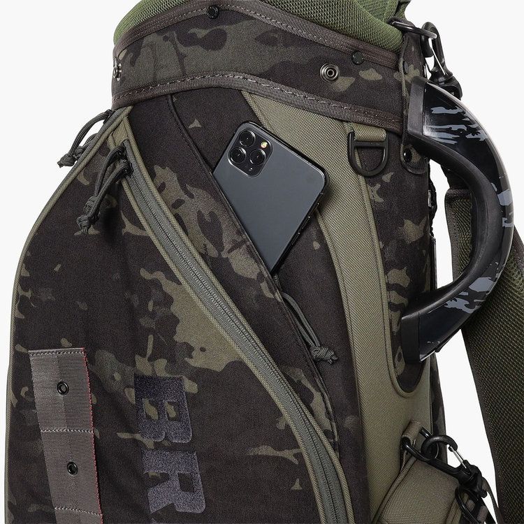 CR-5 #04 CAMO COMBI | キャディバッグ | マルチカモブラック×レンジャーグリーン | ユニセックス | ゴルフ