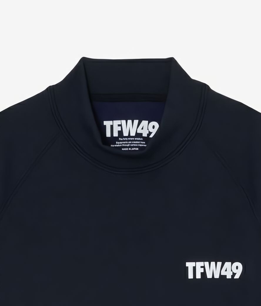 WARM MOCKNECK T | モックネックシャツ | ブラック×ネイビー | レディース | ゴルフウェア