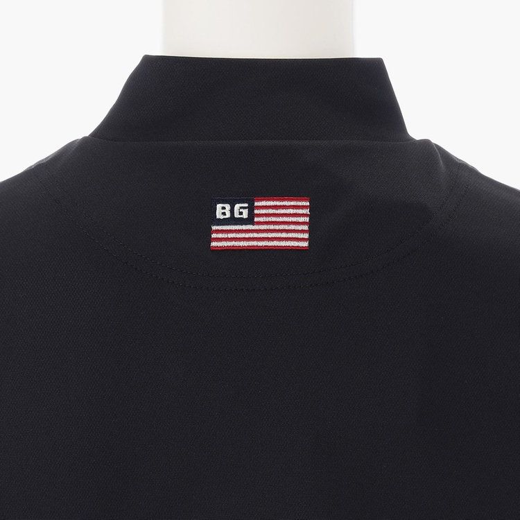 WOMENS BI-COLOR NO SLEEVE HIGH NECK | ハイネックシャツ | ブラック | レディース | ゴルフウェア