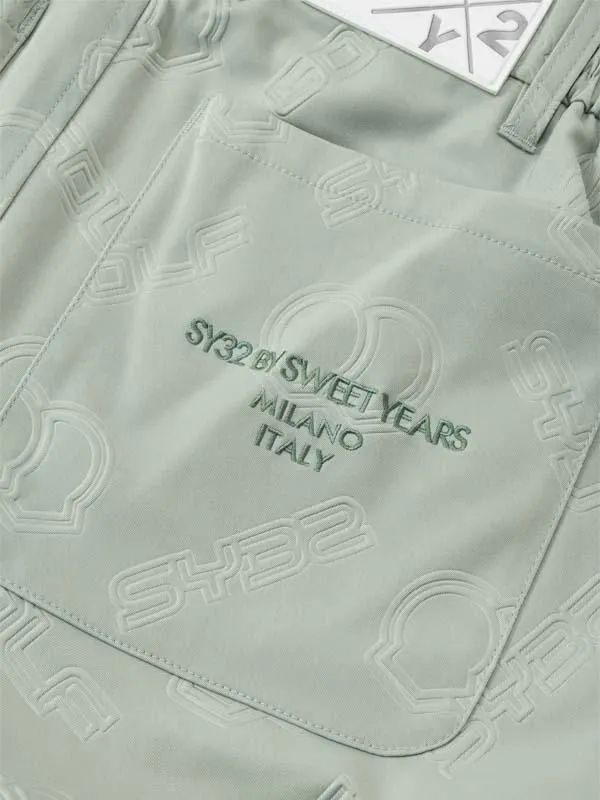 BACK EMBOSS SHORTS | ショートパンツ | L.グリーン | メンズ | ゴルフウェア