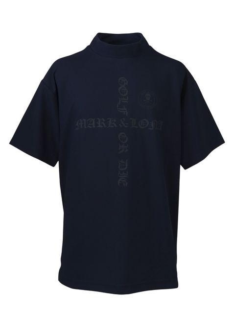 Croce Waffle Mock Neck Tee | Tシャツ | ネイビー | メンズ | ゴルフウェア