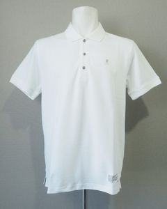 二重衿 ポロ | 半袖 シャツ | メンズ ゴルフウェア | WHITE ホワイト