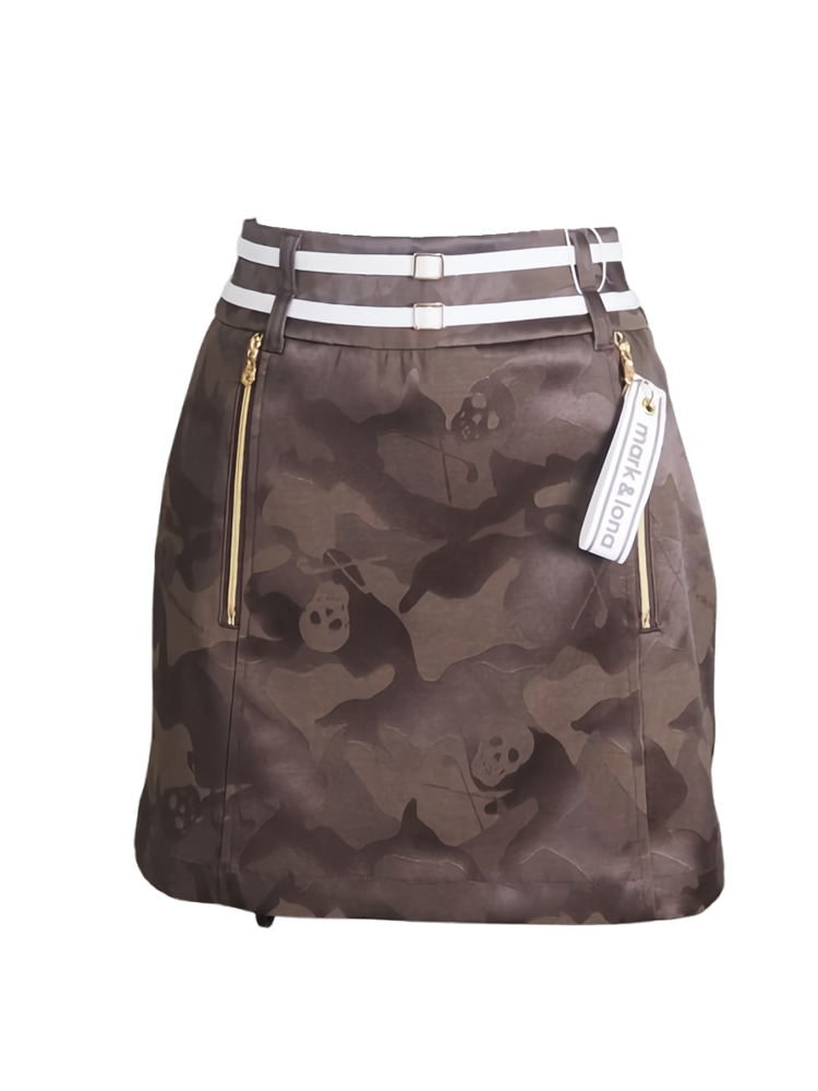 Gauge Stretch Jacquard Skirts | スカート | ブラウン | レディース | ゴルフウェア