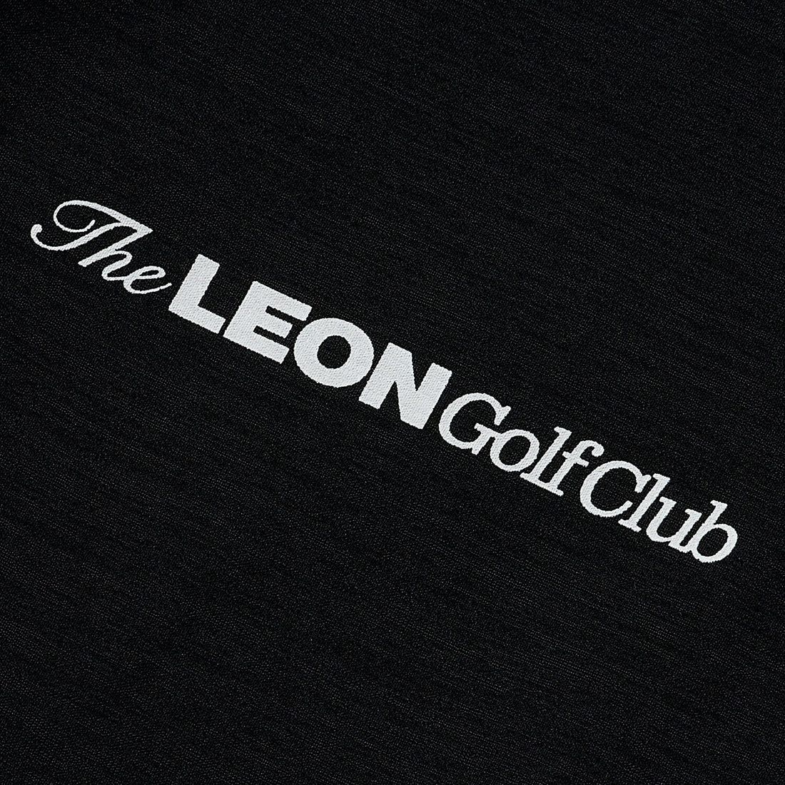 LEON GC set A | ポロシャツ×モックネック  2枚セット| ブラック×ホワイト | メンズ | ゴルフウェア