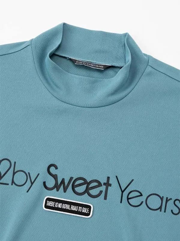 H/S MOCK SHIRTS | モックネック | ブルー | レディース | ゴルフウェア