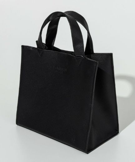 シンセティックサフィアーノミニトートバッグ | バック | ブラック | メンズ